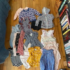 Bundle of size 12-18 month toddler girl clothes (name brands)